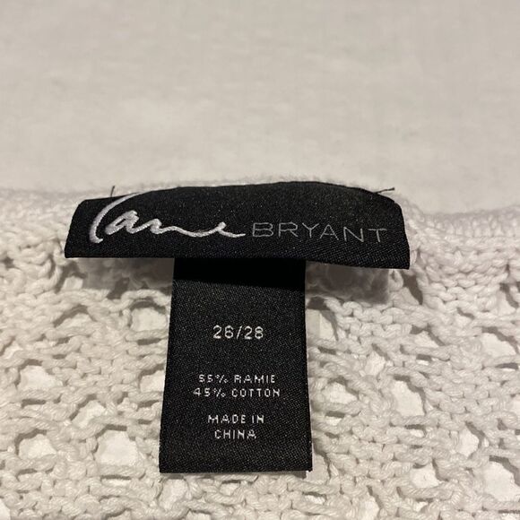 White open weave pullover sweater size 26/28 by Lane Bryant - Picture 4 of 7